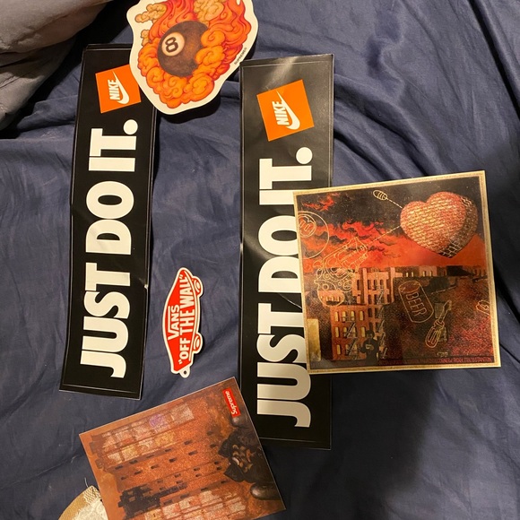 Miscellaneous Nike, Vans, and Supreme stickers - Picture 1 of 1